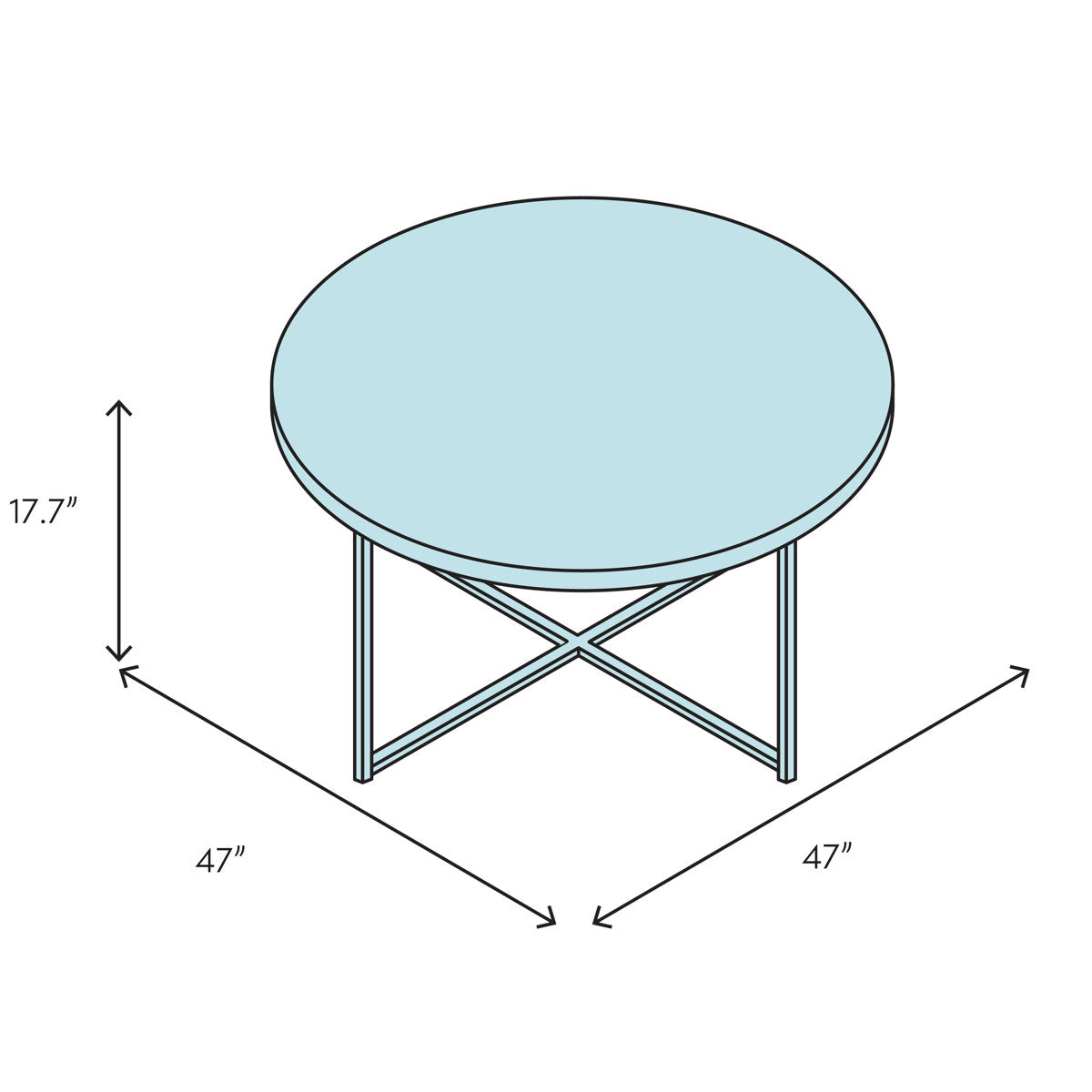 Solid Wood Coffee Table