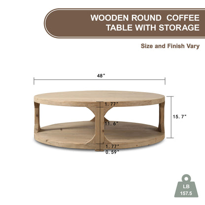 Solid Wood Coffee Table
