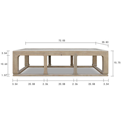 Solid Wood Coffee Table