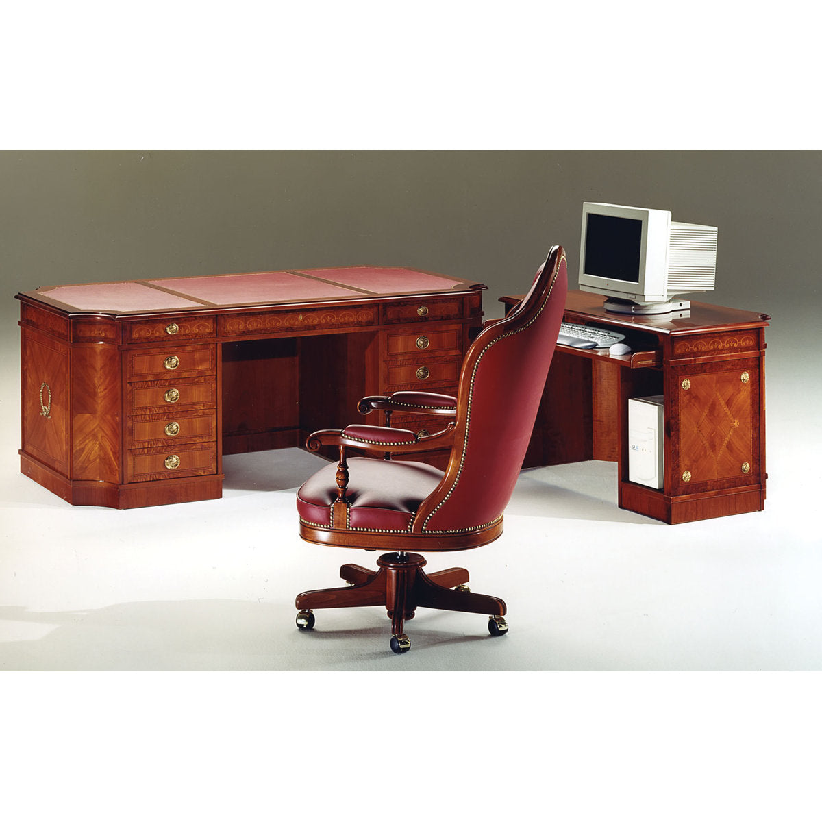 Solid Wood Executive Desk