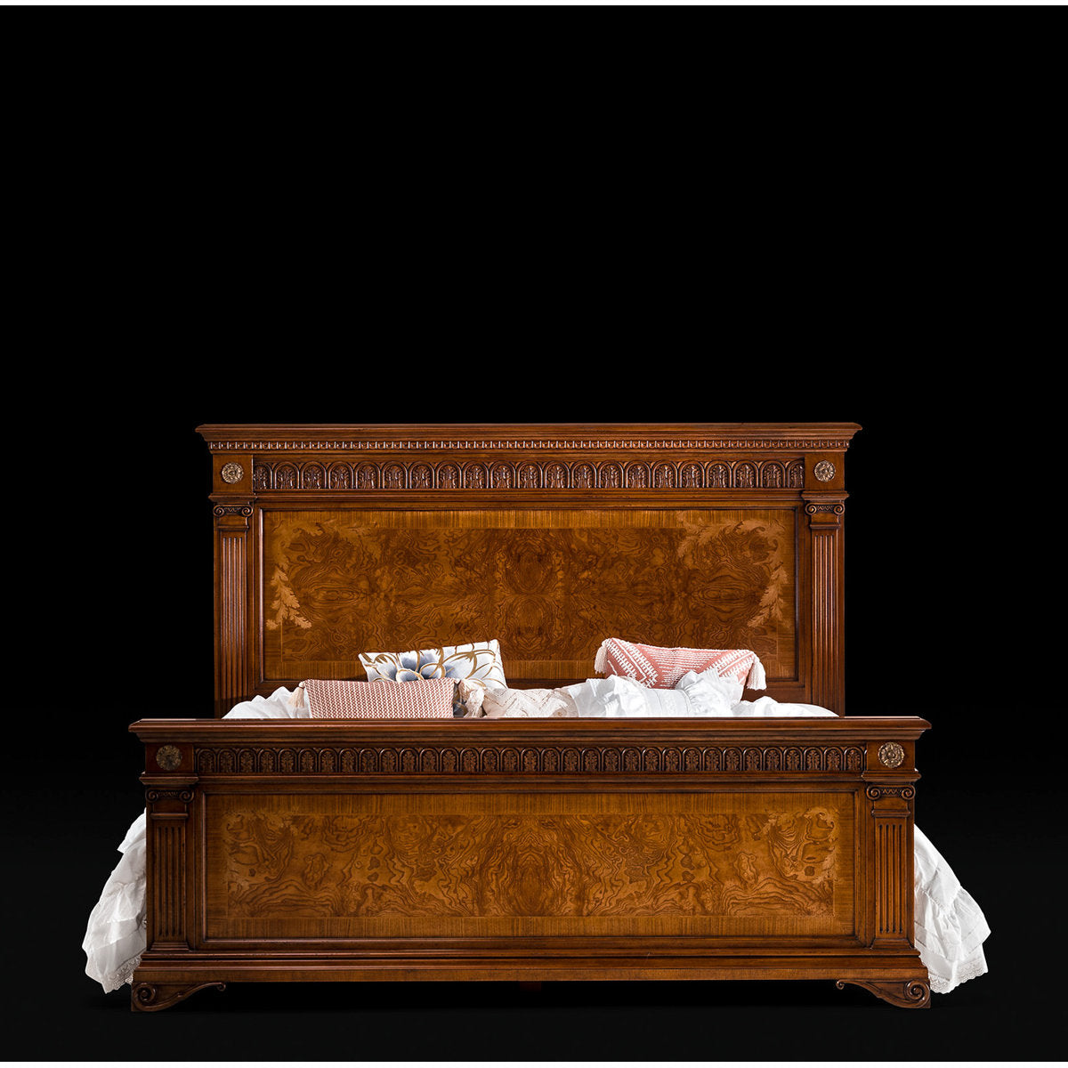 Solid Wood Standard Bed