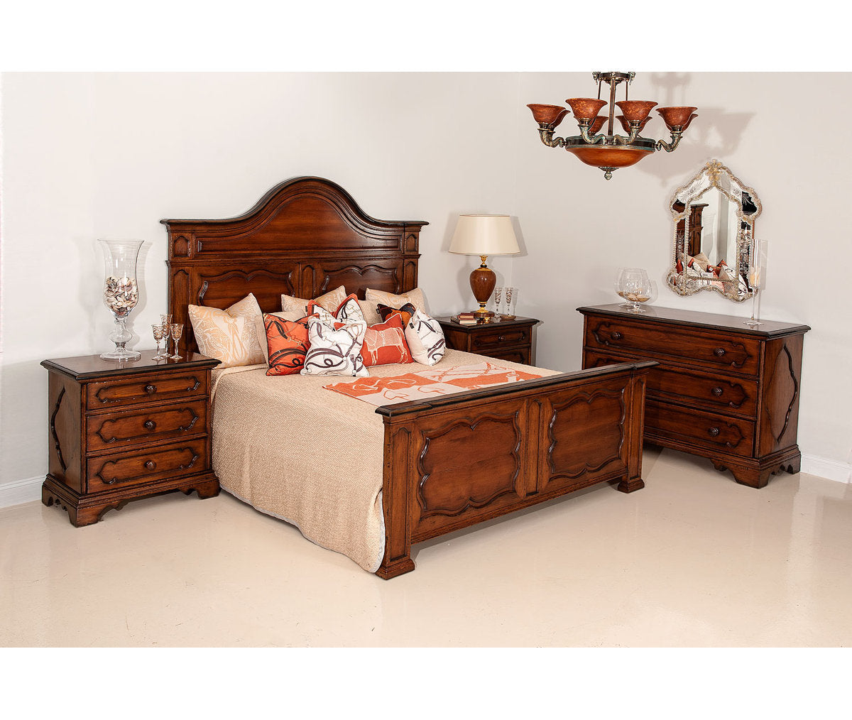 Solid Wood Standard Bed