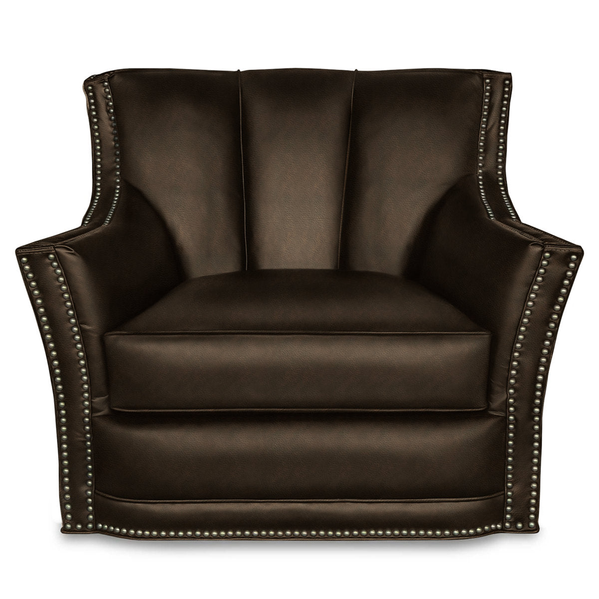 Sophia Leather Swivel Club Chair
