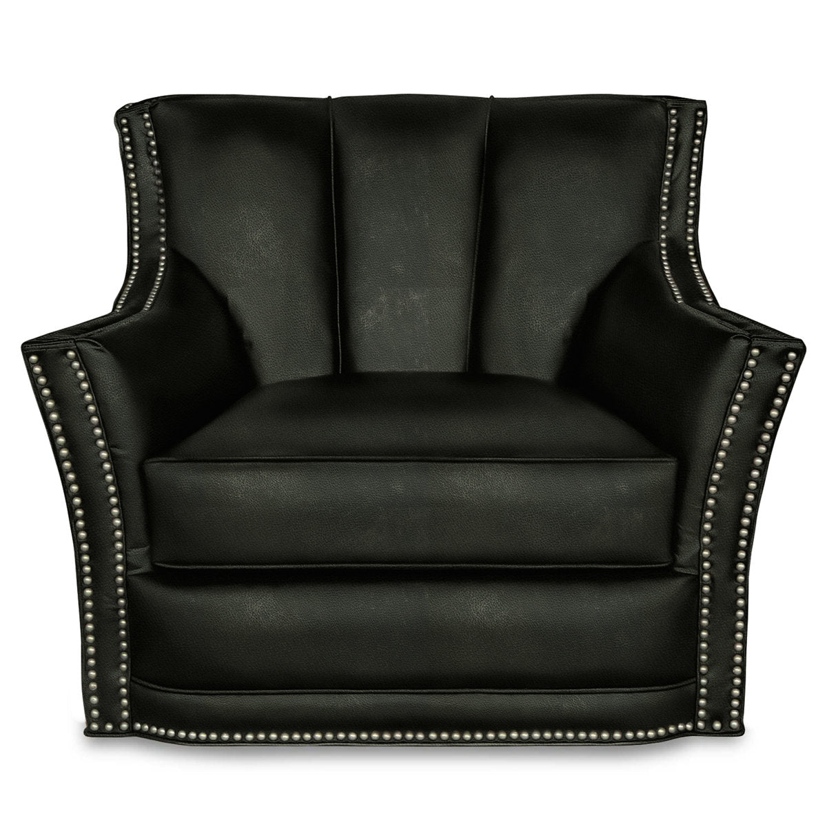 Sophia Leather Swivel Club Chair