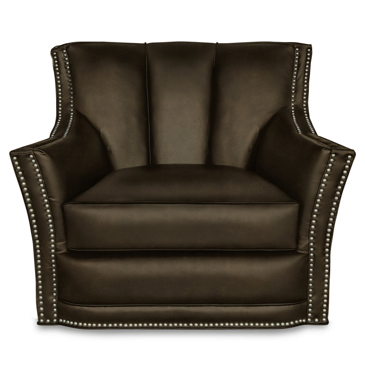 Sophia Leather Swivel Club Chair