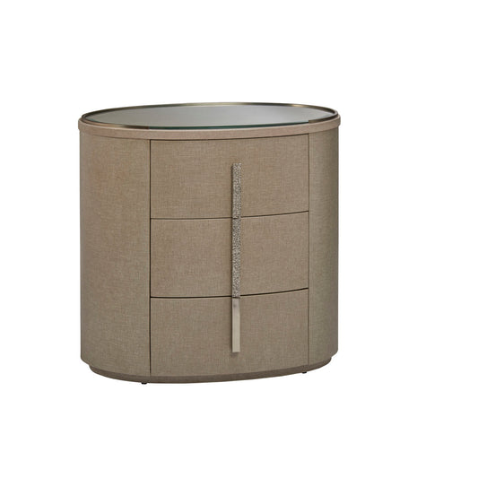 Sovereign 3 - Drawer Solid Wood Nightstand