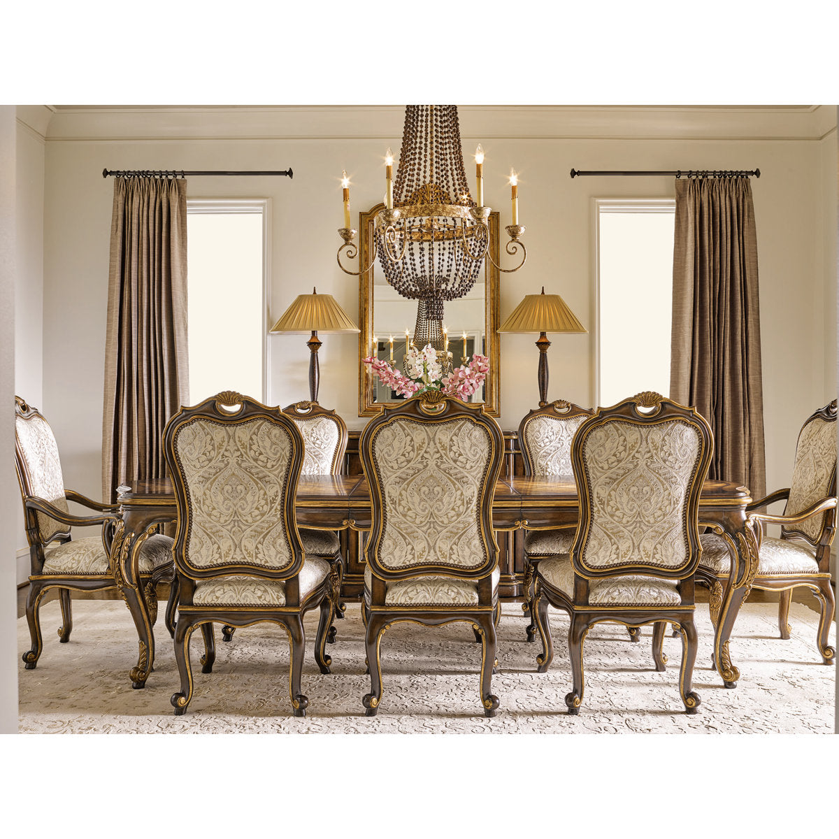 Sovereign Mahogany Wood Dining Table