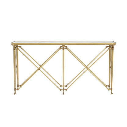 Spencer London 64'' W Marble Console Table
