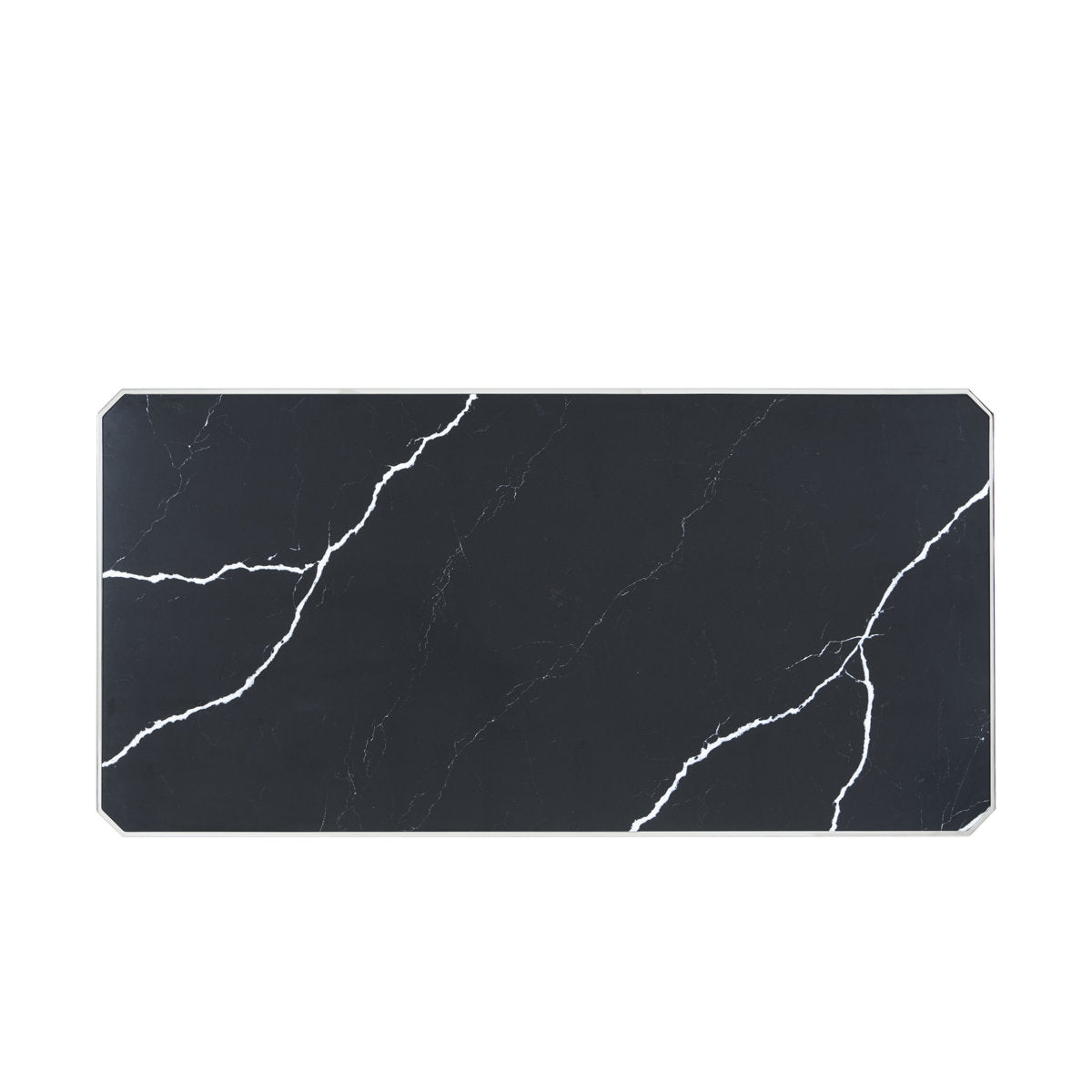 Spencer London Rectangular Nickel Cocktail Table