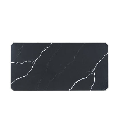 Spencer London Rectangular Nickel Cocktail Table