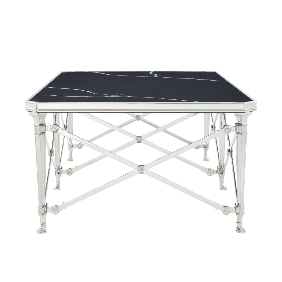 Spencer London Rectangular Nickel Cocktail Table