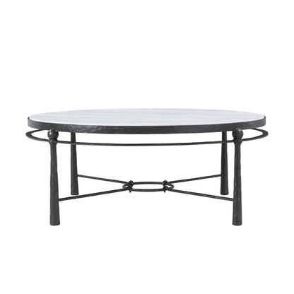 Spencer London Round Metal Cocktail Table