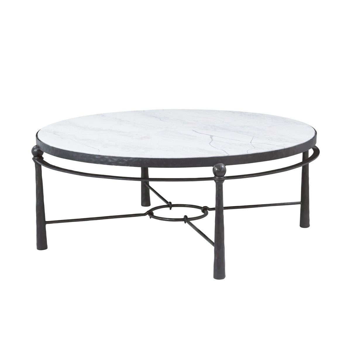 Spencer London Round Metal Cocktail Table
