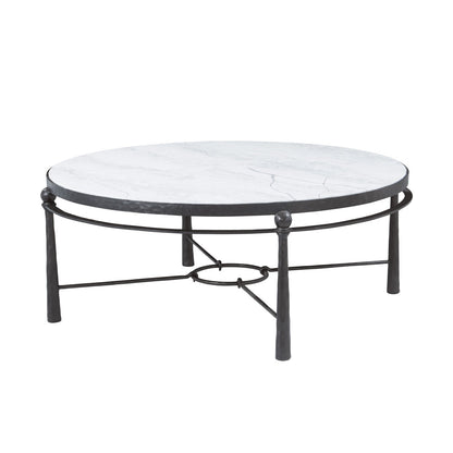 Spencer London Round Metal Cocktail Table