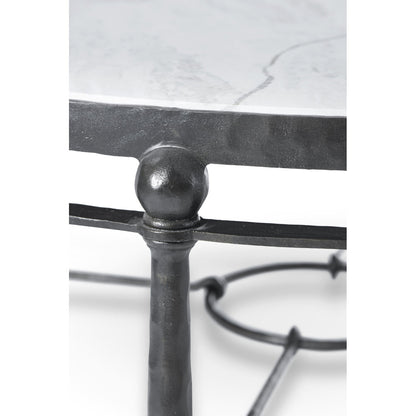 Spencer London Round Metal Cocktail Table