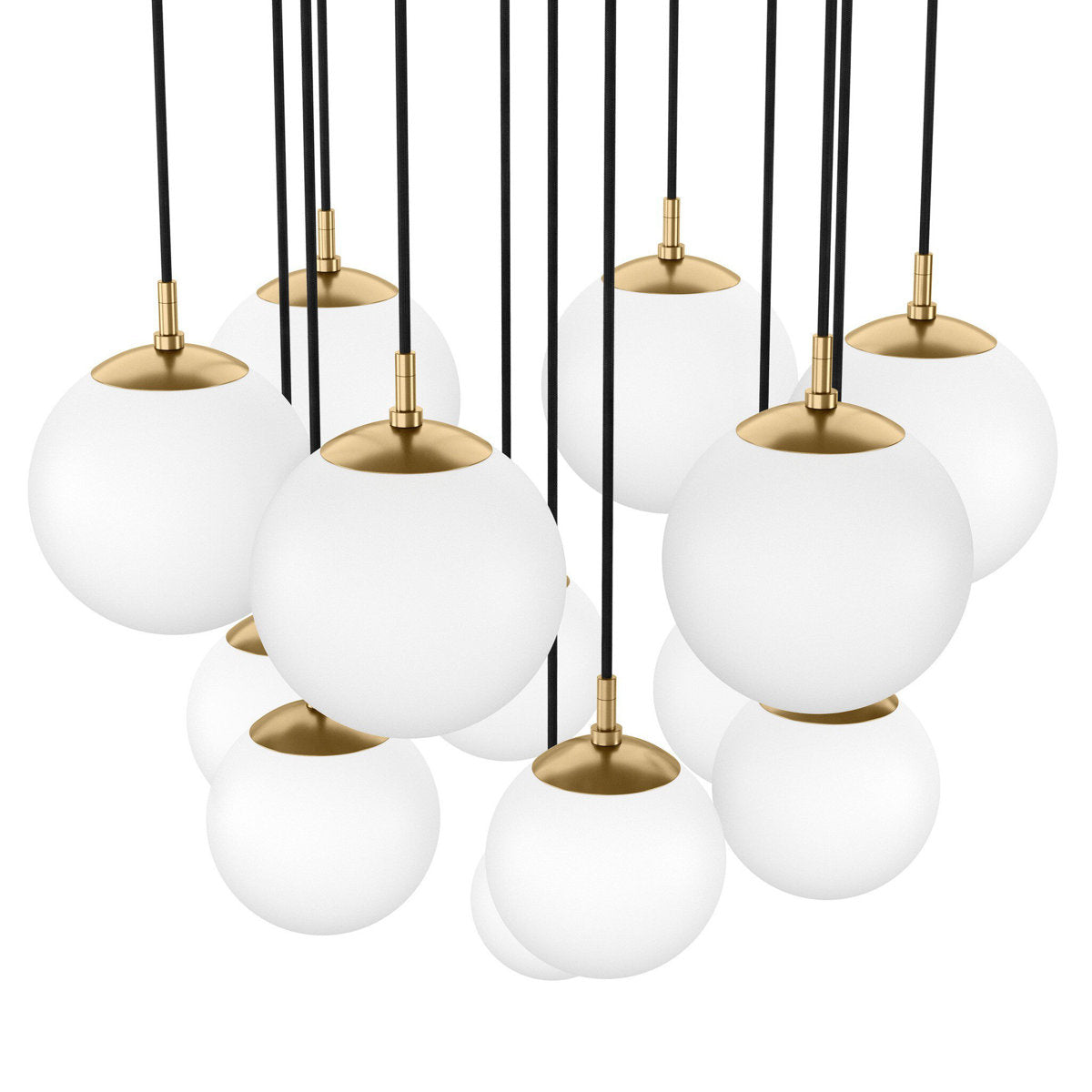 Spider Small Chandelier-Black Gunmetal