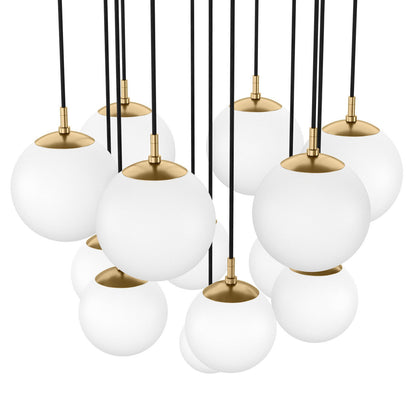 Spider Small Chandelier-Black Gunmetal