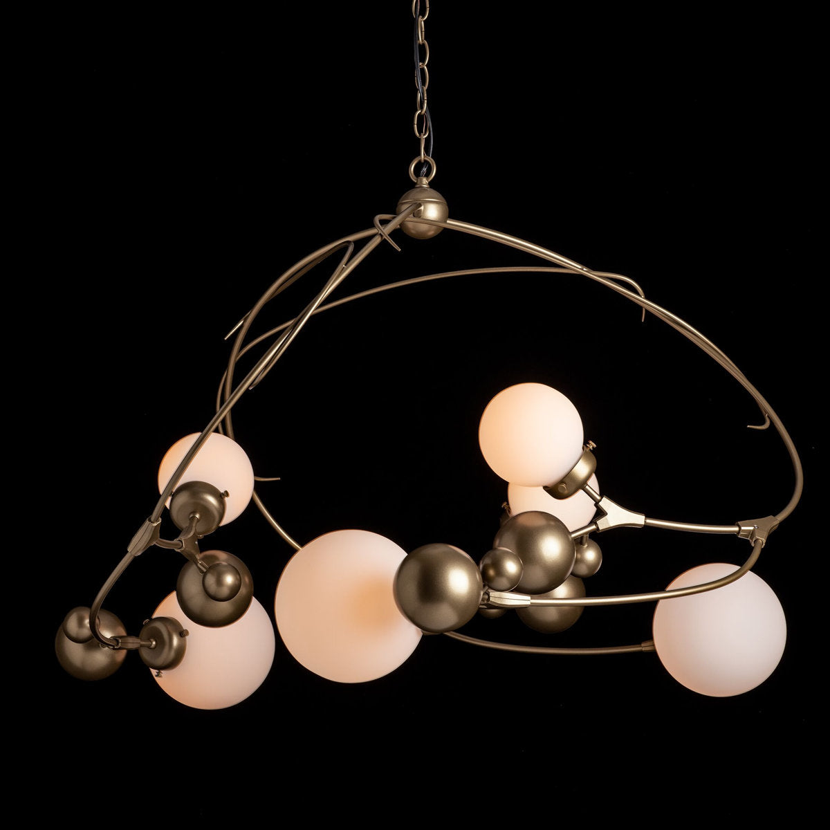 Sprig 6 - Light Unique Geometric Chandelier