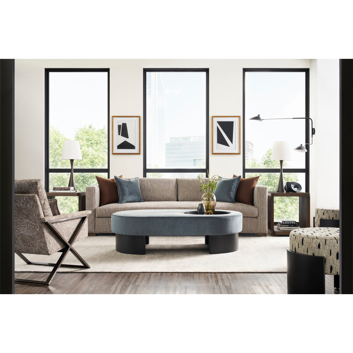 Springfield Ottoman With Tray
