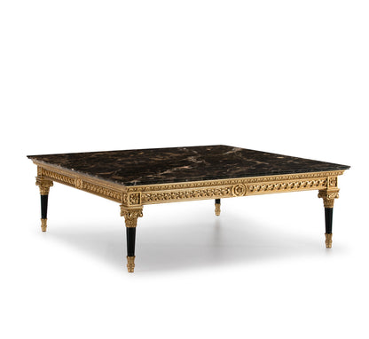 Square Coffee Table / Marble Top
