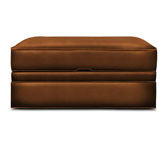 Stafford Leather Ottoman