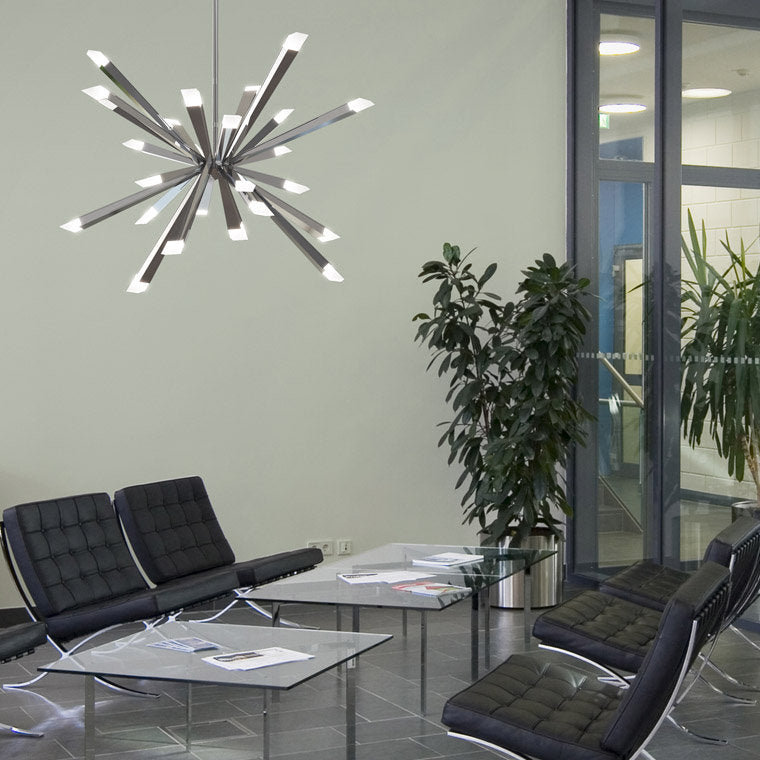 Starburst 24 - Light Sputnik Sphere LED Chandelier