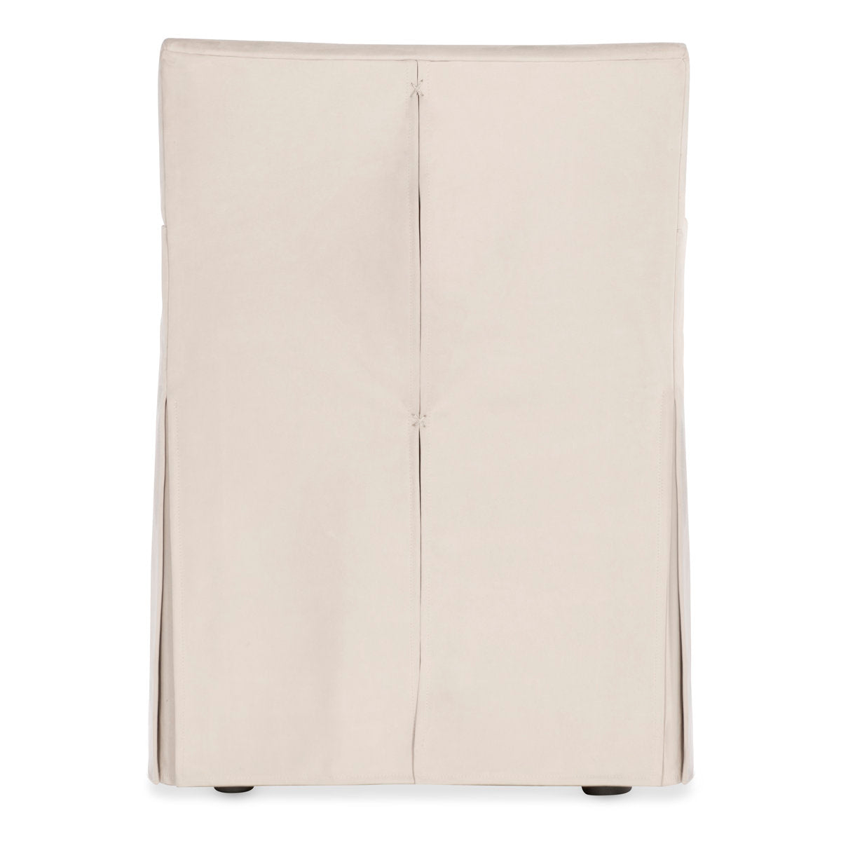Stefano Skirted Chair - Taupe Suede