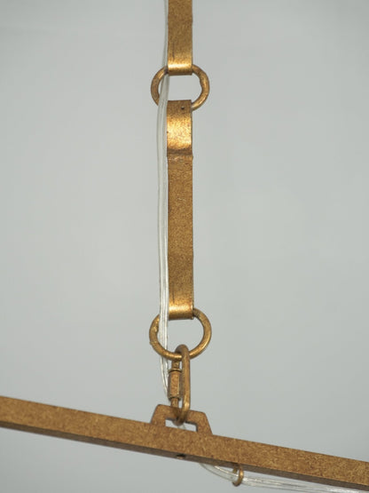 Stellar Frame Linear Chandelier