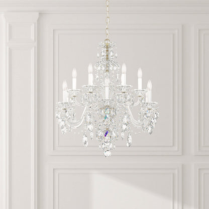 Sterling 12 - Light Glass Chandelier
