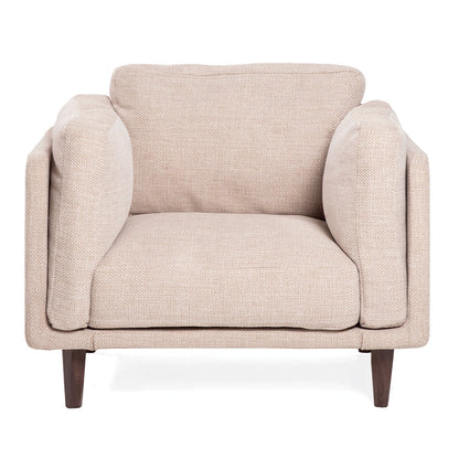 Steve Armchair Chair with Ottoman