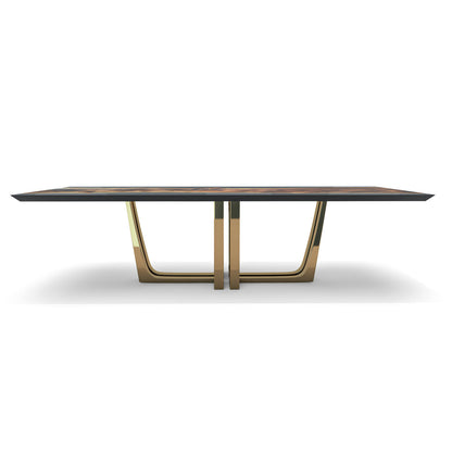 Stheno Walnut Wood Dining Table