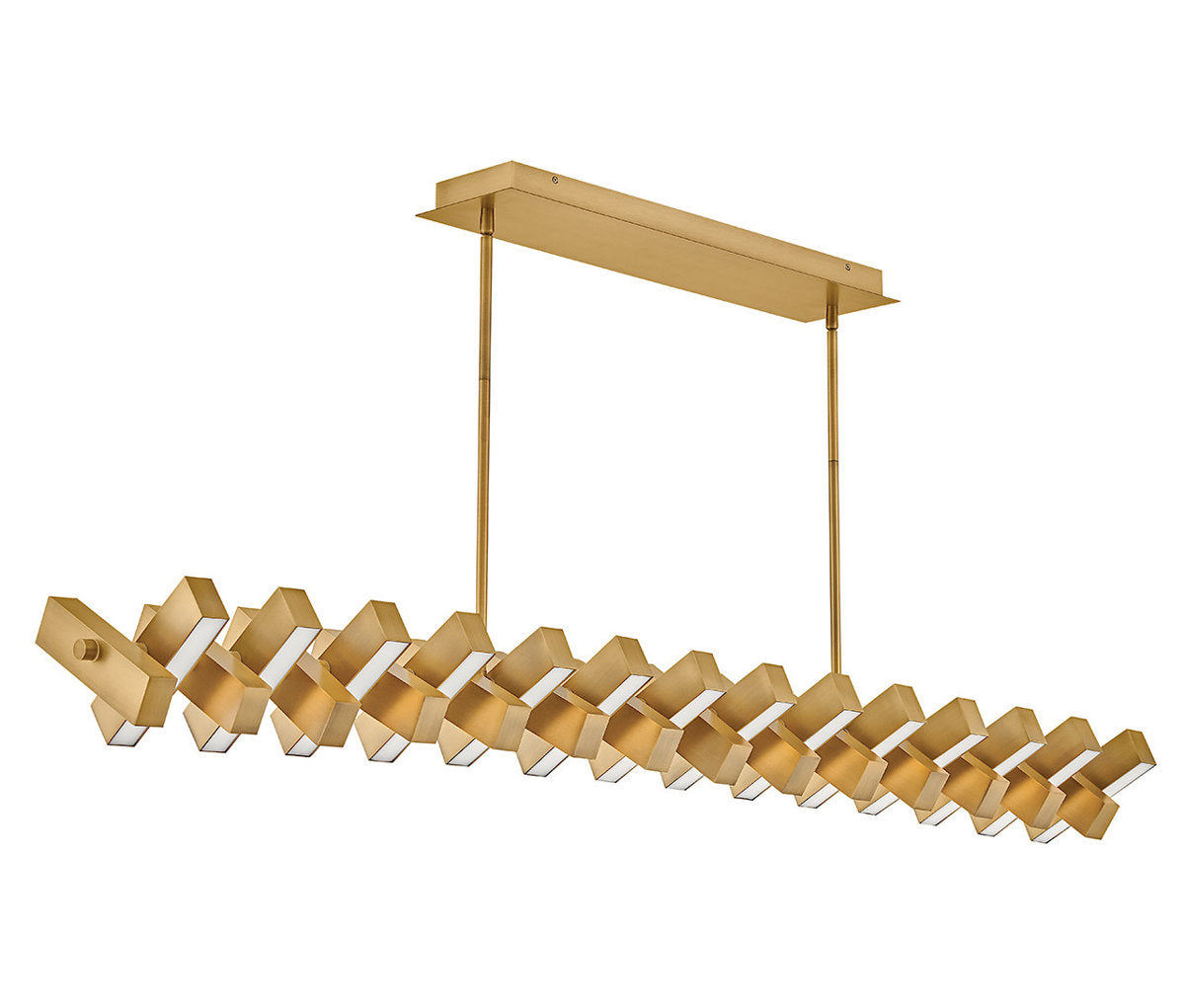 Stitch Steel Dimmable LED Chandelier