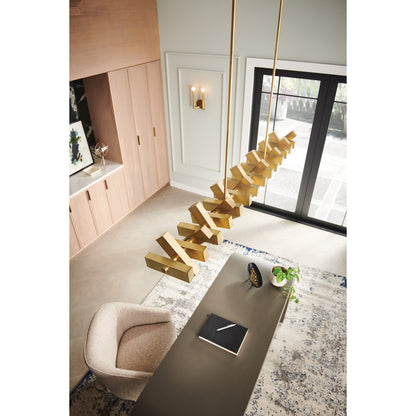 Stitch Steel Dimmable LED Chandelier