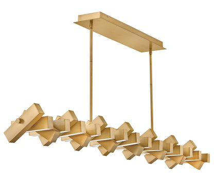 Stitch Steel Dimmable LED Chandelier