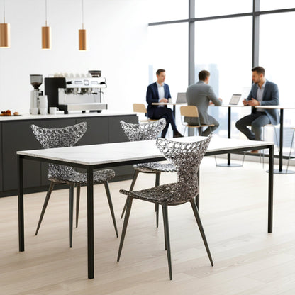 Stitch Wing Back Parsons Chair Dining Chair
