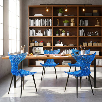 Stitch Wing Back Parsons Chair Dining Chair