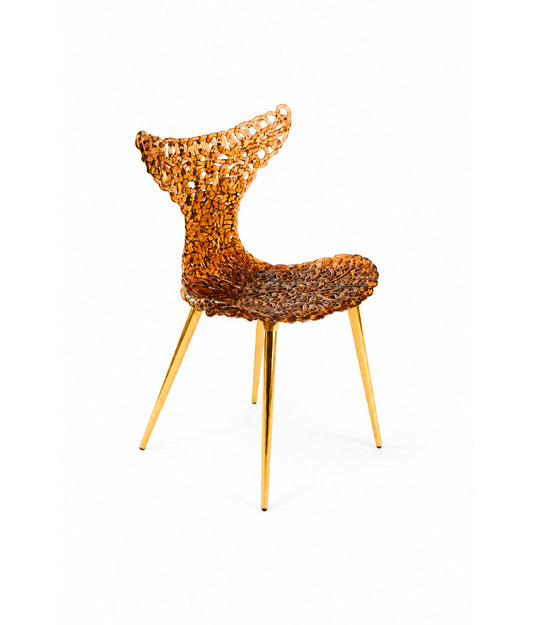 Stitch Wing Back Parsons Chair Dining Chair