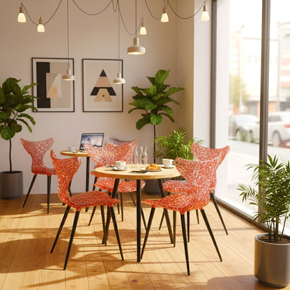 Stitch Wing Back Parsons Chair Dining Chair