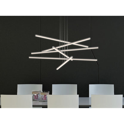 Stix 6 - Light LED Chandelier