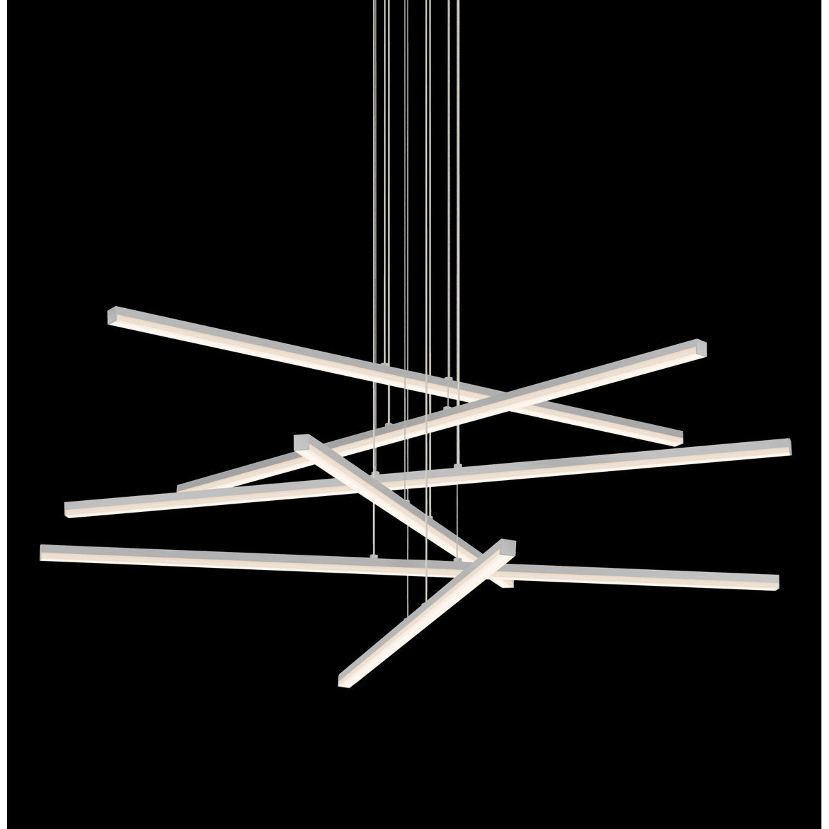 Stix 6 - Light LED Chandelier