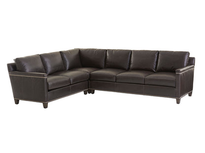 Strada Leather Sectional