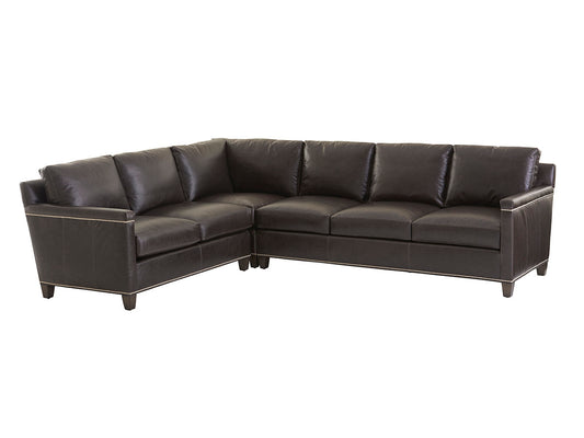 Strada Leather Sectional