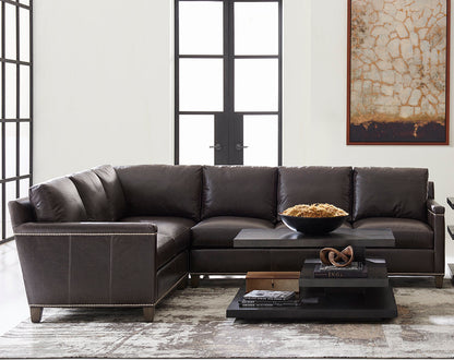 Strada Leather Sectional