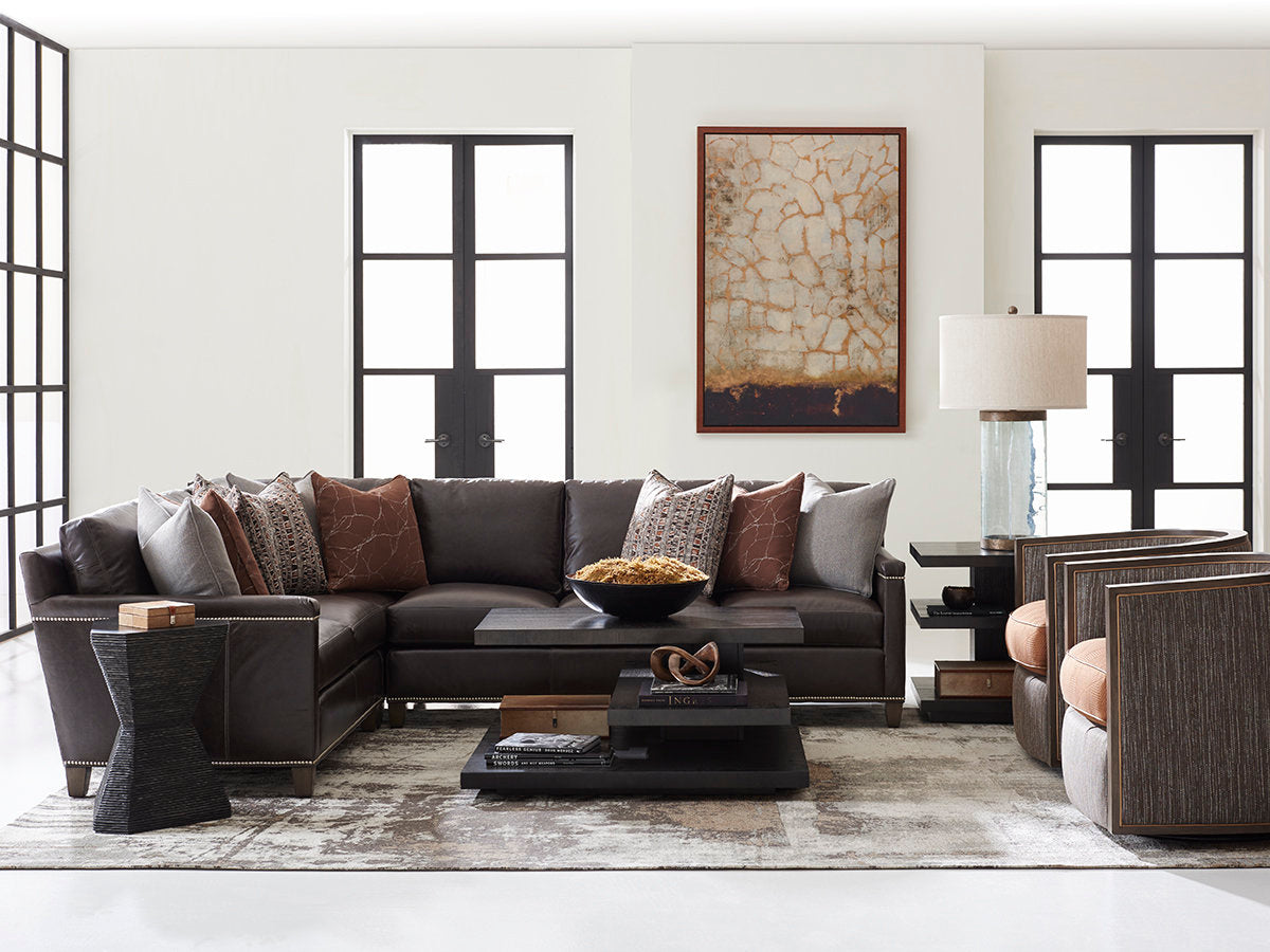 Strada Leather Sectional