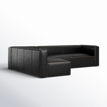 Strom 120" Leather Sectional