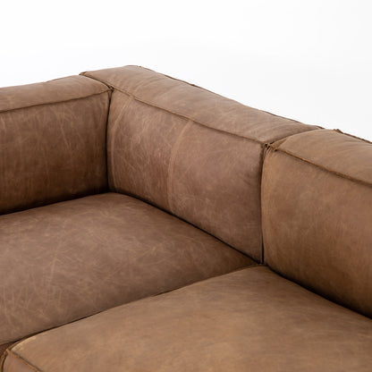 Strom 120" Leather Sectional
