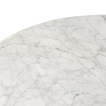 Stuart Marble Coffee Tables-White Calacatta Marble