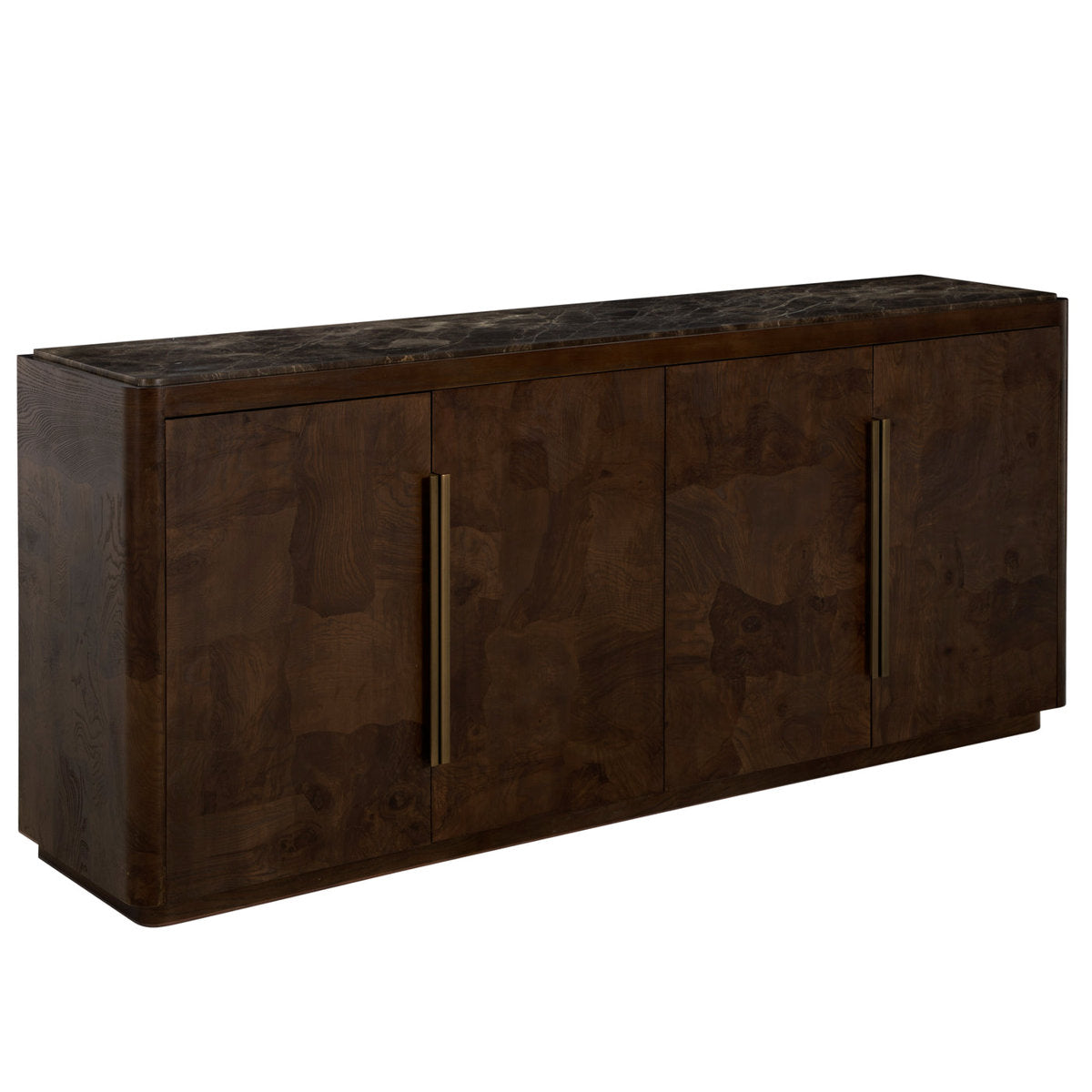 Summit Ash Burl Sideboard - 2 Shelves, Dusk
