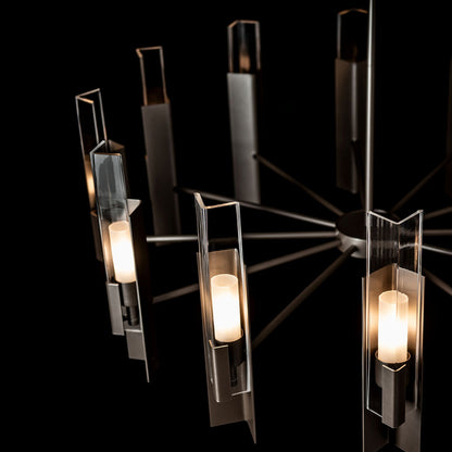 Summit Pendant - 12-Light - Oil Rubbed Bronze - Frosted Glass