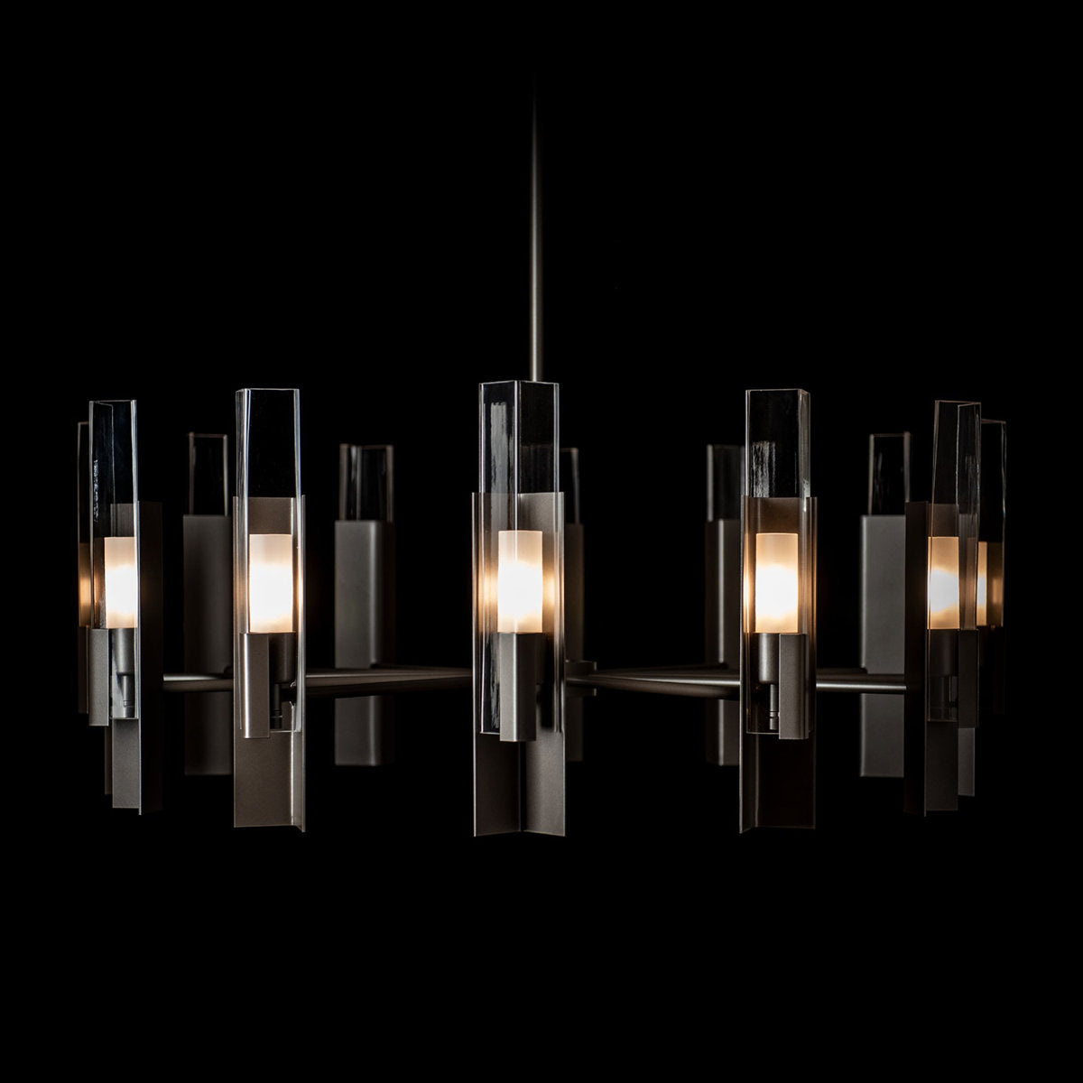 Summit Pendant - 12-Light - Oil Rubbed Bronze - Frosted Glass